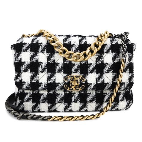 chanel 19 flap black|chanel 19 flap bag white.